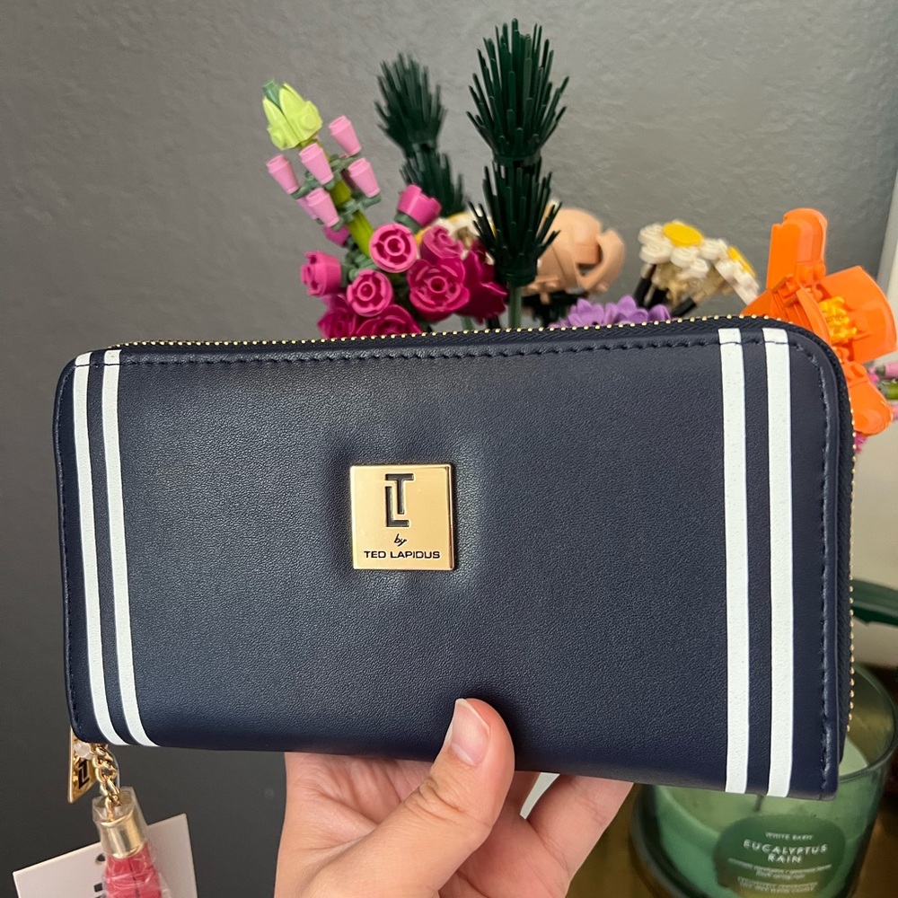 Ted Lapidus Navy Blue Wallet
